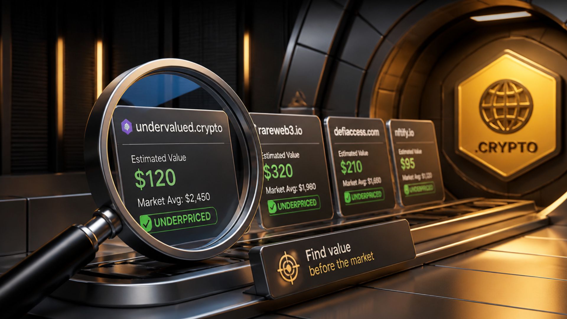 How to Find Underpriced Crypto Domains Before the Rest of the Market Wakes Up