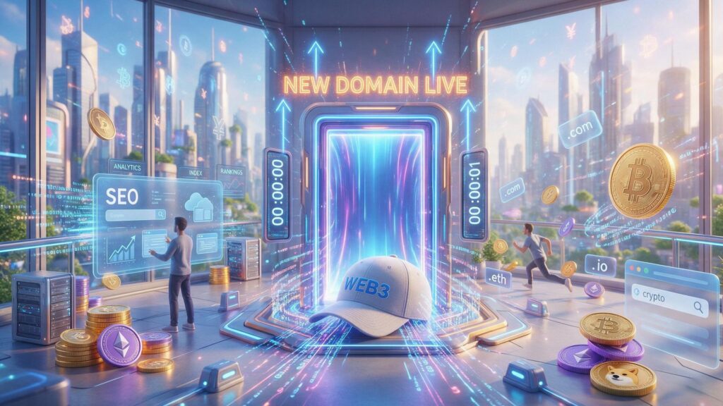 Web3 domain drop catching